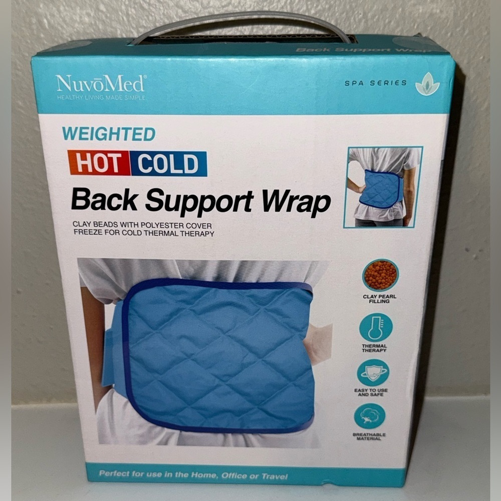NuvoMed Weighted Hot/Cold Back Support Wrap Spa